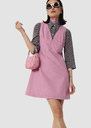 Ricky pink cotton denim dress Old pink TARA JARMON CH