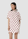 Roger ecru dress with pink hearts Craie TARA JARMON CH