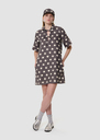 Reyes grey dress with white hearts Grey TARA JARMON CH