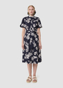 Ricochet midnight blue floral print dress Night TARA JARMON CH