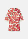 Rivanne red floral print cotton dress Poppy TARA JARMON CH