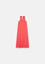 Roxanne red crepe dress Green, Poppy TARA JARMON CH