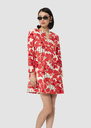 Rheala red floral print cotton dress Poppy TARA JARMON CH