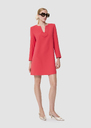 Rheala red crepe dress Green, Off-white, Poppy TARA JARMON CH