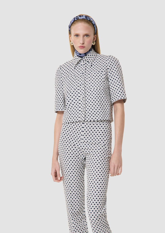 Thadea ecru mini hearts print top Craie TARA JARMON CH