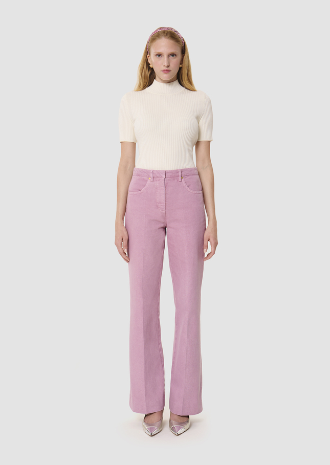 Jerome pink denim jean Old pink TARA JARMON CH