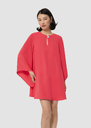 Raonie red crepe dress Green, Off-white, Poppy TARA JARMON CH