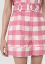 Shelby pink gingham short Green, Night, Pink TARA JARMON CH