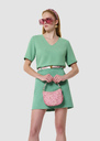 Toscane green crepe t-shirt Green TARA JARMON CH