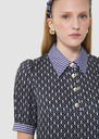 Tilly midnight blue floral print top Night TARA JARMON CH