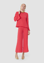 Tazzio red crepe top Green, Poppy TARA JARMON CH