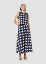 Tepee midnight blue gingham top Night, Pink TARA JARMON CH
