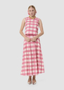 Tepee pink gingham top Night, Pink TARA JARMON CH