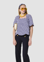Timothee midnight blue gingham top Mimosa, Night TARA JARMON CH