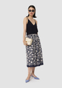 Tamara midnight-blue crepe top Green, Night, Off-white TARA JARMON CH