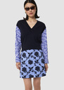 Primeblue midnight blue cotton and merino wool sweater Night TARA JARMON CH