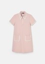 Rubina pink double canvas dress Blush TARA JARMON CH