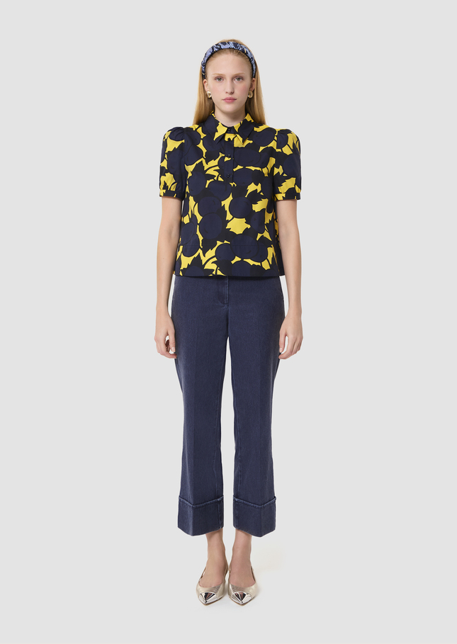 Titouan yellow cherries print top Mimosa TARA JARMON CH