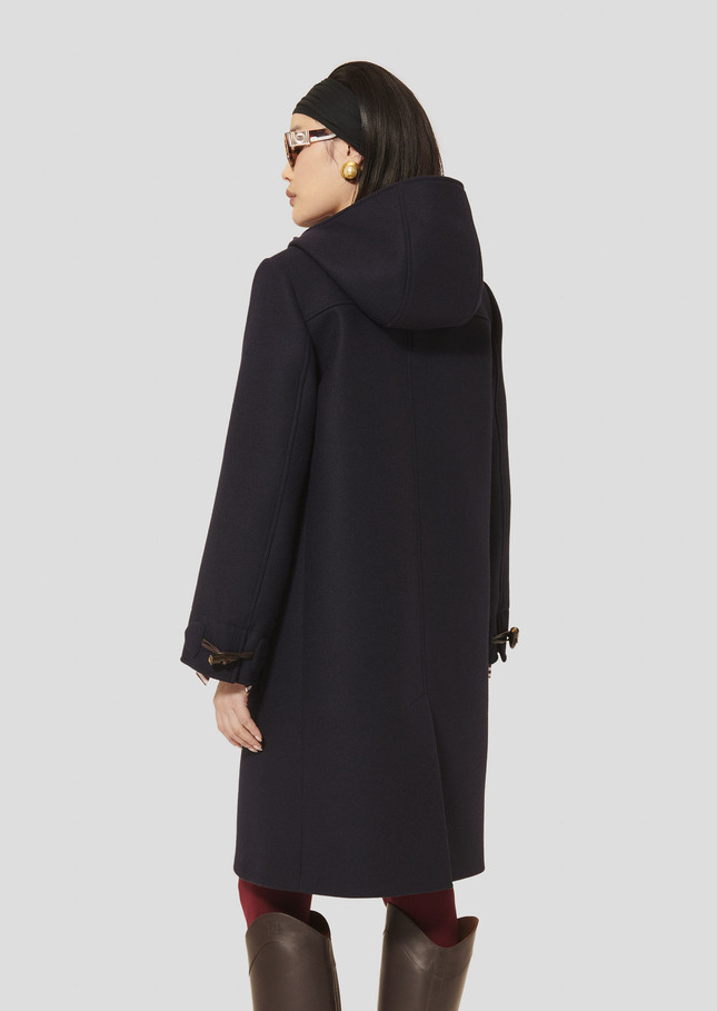 Midnight blue wool coat Manoela Night TARA JARMON CH