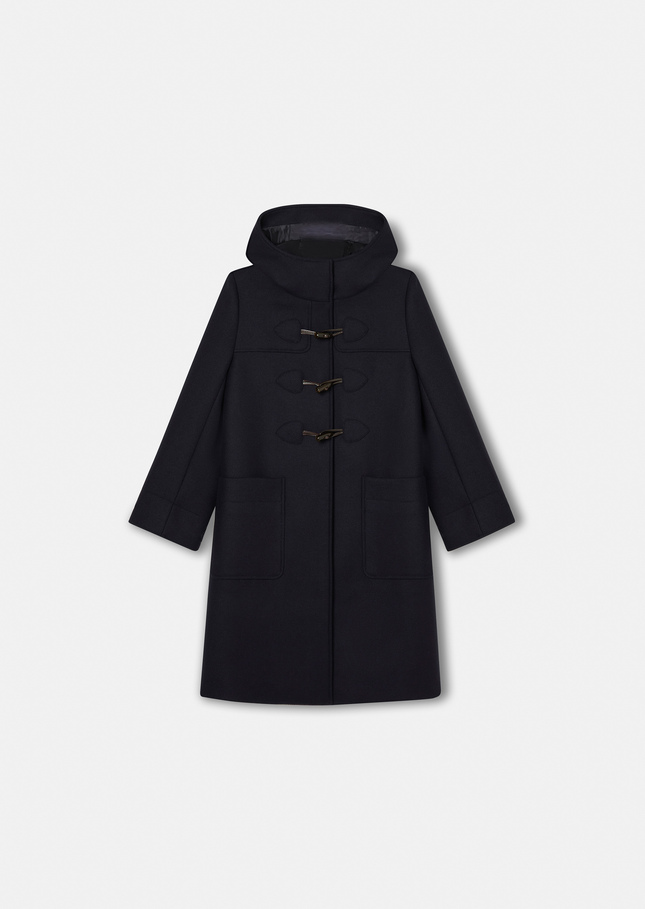Midnight blue wool coat Manoela Night TARA JARMON CH