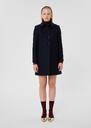 Madeline coat midnight blue woolen cloth Night TARA JARMON CH
