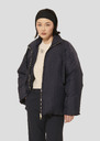Matte midnight blue down jacket Dune Night TARA JARMON CH