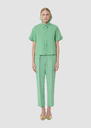 Charles green poplin shirt Pink, Pistache TARA JARMON CH