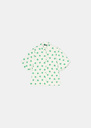 Calypso green hearts print shirt Pistache TARA JARMON CH