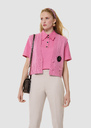 Gilles pink merino wool and alpaca cardigan Bonbon TARA JARMON CH