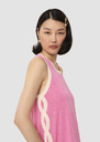 Prentiss pink cotton top Bonbon, Yellow TARA JARMON CH