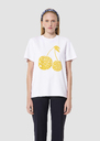 Taracherry white jersey T-shirt Mimosa, Night TARA JARMON CH