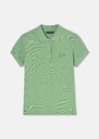 Tammy green cotton polo shirt Pistache, White TARA JARMON CH