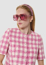 Vanita pink gingham jacket Bonbon TARA JARMON CH
