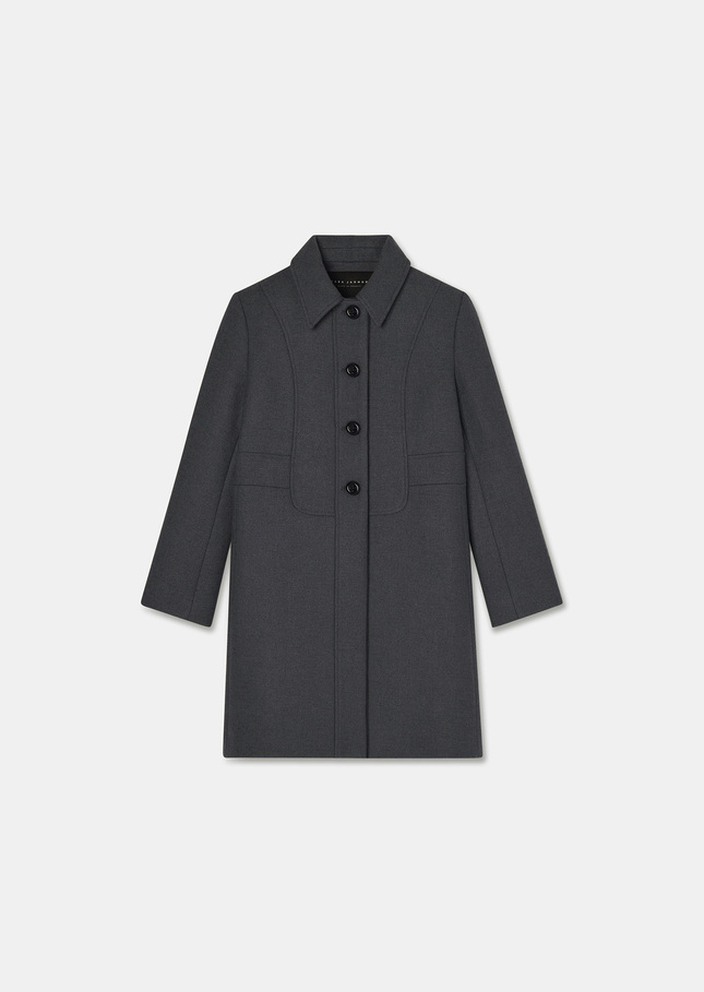 Grey caban coat Madeline Gray grey TARA JARMON CH