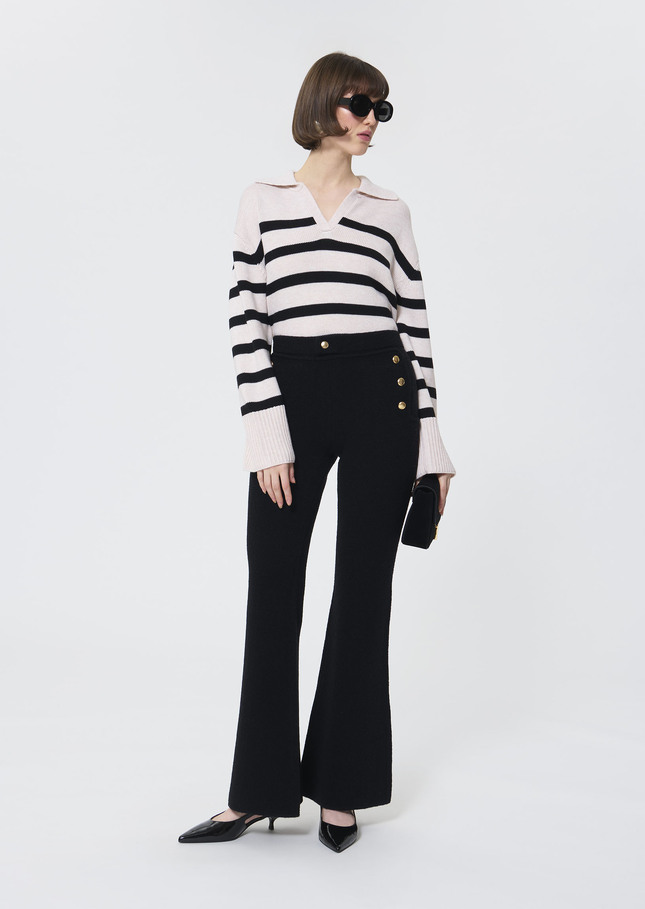 Palomino Pants black bouclé wool Black TARA JARMON CH
