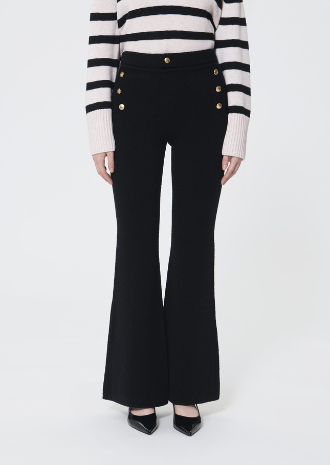 Palomino Pants black bouclé wool Black TARA JARMON CH
