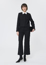 Patrick trousers black in compact canvas Black TARA JARMON CH