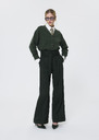 Pia Pants English green flannel Vert anglais TARA JARMON CH