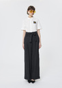 Pia Pants heather grey flannel Gray grey TARA JARMON CH