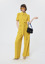 Pia Pants Lemon yellow crepe Lemon yellow TARA JARMON CH