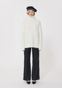Pocciolia Sweater ecru in wool and alpaca Off-white TARA JARMON CH