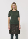 Pica sweater green merino wool Green TARA JARMON CH