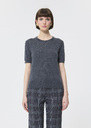 Pica sweater heather grey merino wool Gray grey TARA JARMON CH