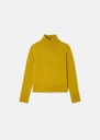Palia sweater lemon yellow merino and alpaca wool Lemon yellow TARA JARMON CH