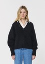 Paz sweater black wool and alpaca Black TARA JARMON CH