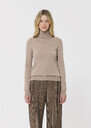 Palma sweater beige merino wool Cafe au lait TARA JARMON CH