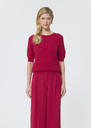 Pete sweater red merino wool Garnet TARA JARMON CH