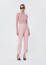 Priscilla Sweater pale pink extra-fine ribbed knit Blush TARA JARMON CH
