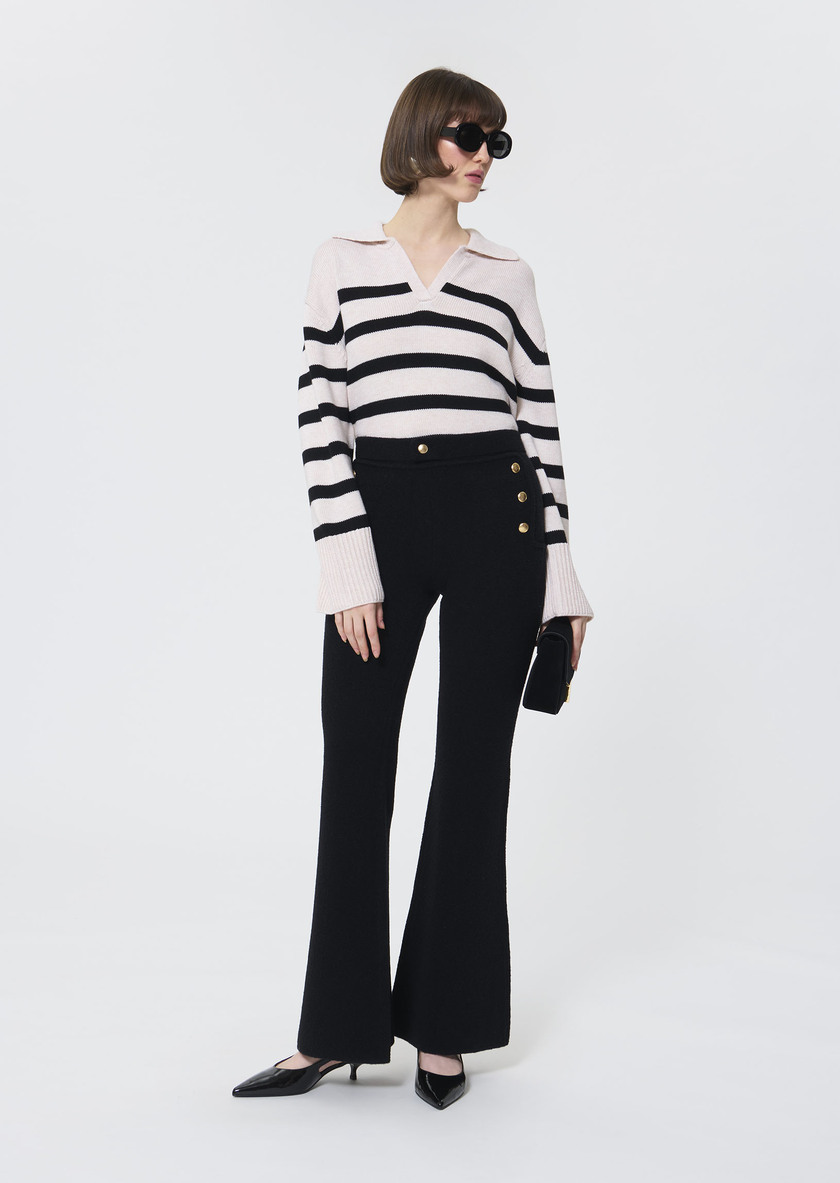 Palomino Pants black bouclé wool Black TARA JARMON CH