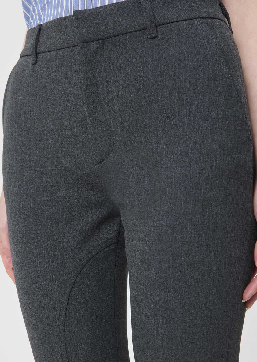 Paxton trousers grey double canvas Grey TARA JARMON CH